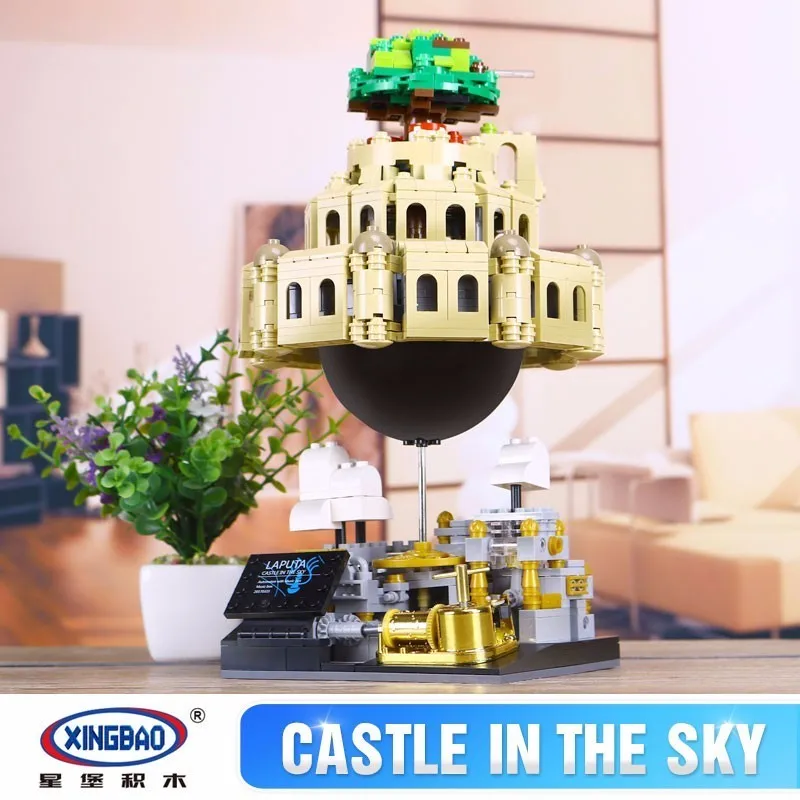 Xingbao техника серии строительные блоки Castle In The Sky собрать Пластик модель конструктор развивающий детские игрушки для детей