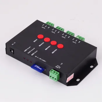 

LED T-4000S Programmable Controller Module Light String Full Color Controller Symphony Light Bar Controller