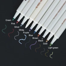 10 шт./лот DIY жидкий мелок акварельный художественный маркер для черной доски фото альбом Скрапбукинг керамика Живопись перманентные ручки