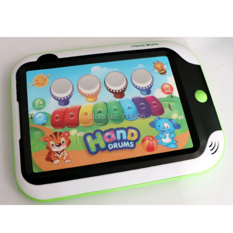 Kid toys Hand drum machine,music&learning pad Animal Style Play,drum