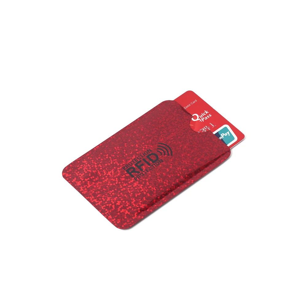 5 шт. алюминиевая фольга rfid-чехол анти-дегаузинг держатель для карт Защита банка карта набор экранирующая сумка NFC Противоугонная карта держатель подарки