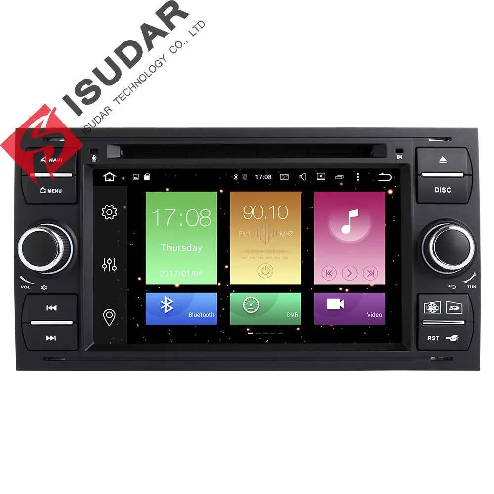 Android 6.0 Octa Cores 2GB RAM Car DVD Player For  Ford/Mondeo/Focus/Transit/C-MAX 2 Din 7 Inch 32G ROM 3G/4G Wifi GPS Radio