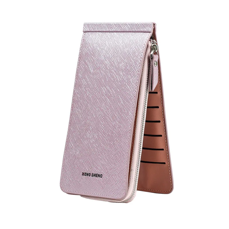

Hengsheng famous brand leather wallet female purse original designer card holder for credit cards male clutch bags top wallets