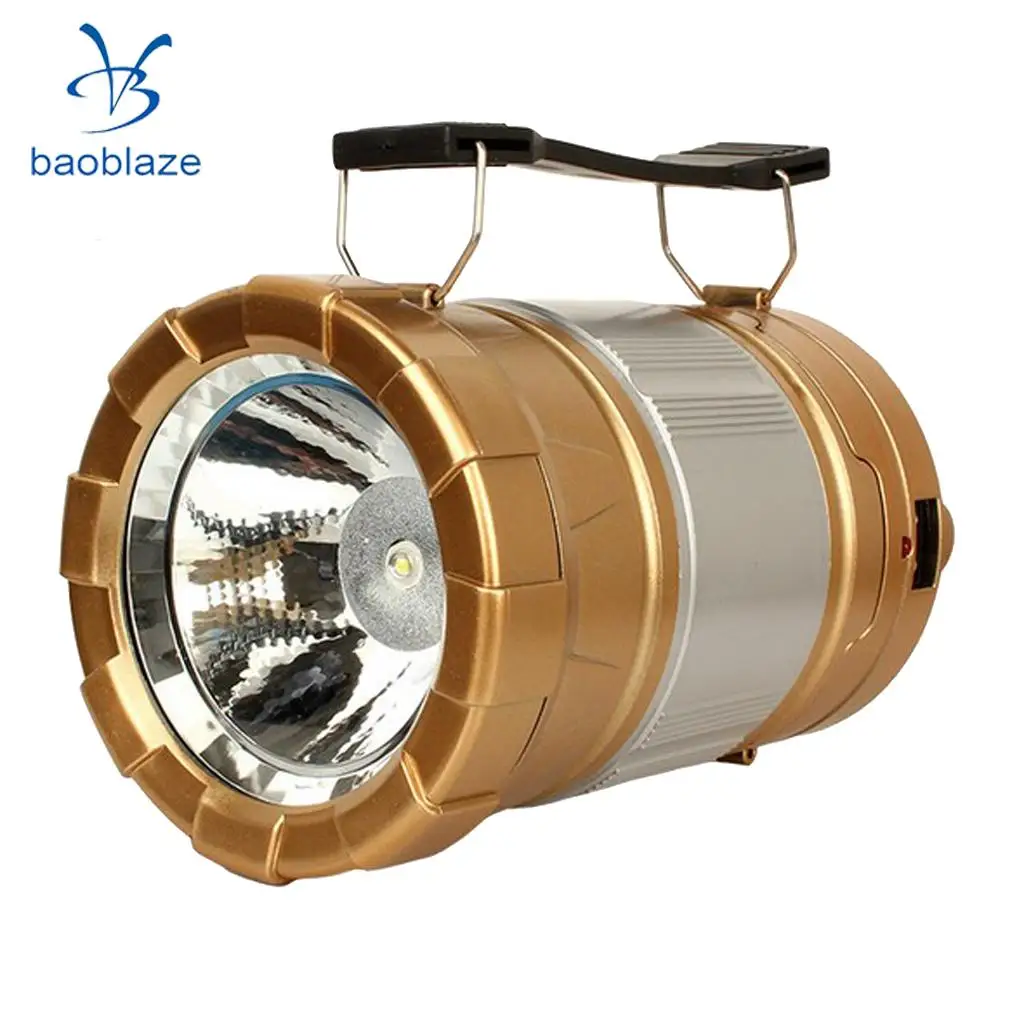 Portable Solar USB Charging Rechargeable Outdoor Camping Tent Lights 