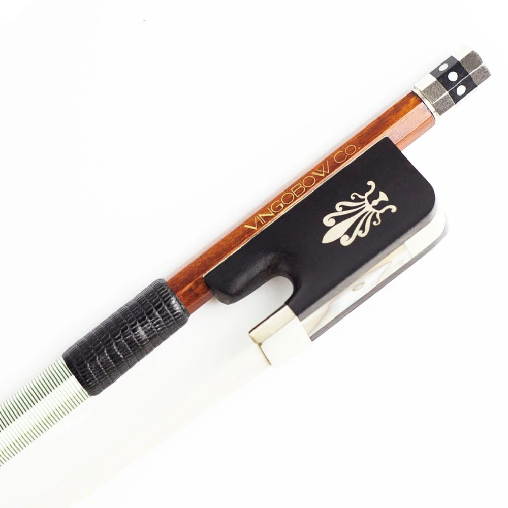 860c 4/4 Size Pernambuco Cello Bow Ebony Frog With Flower Pattern ...