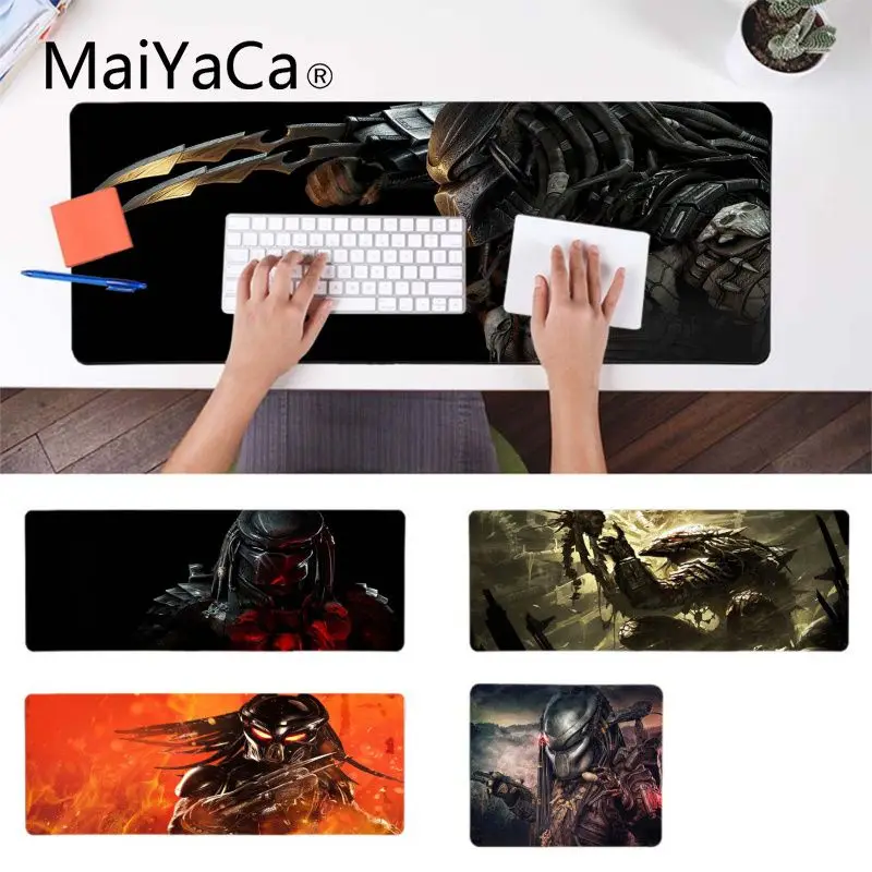 

MaiYaCa Gaming Mouse Pad 2019 New Predator Warrior mouse pad gamer play mats Large Lockedge Mouse pad PC Computer mat