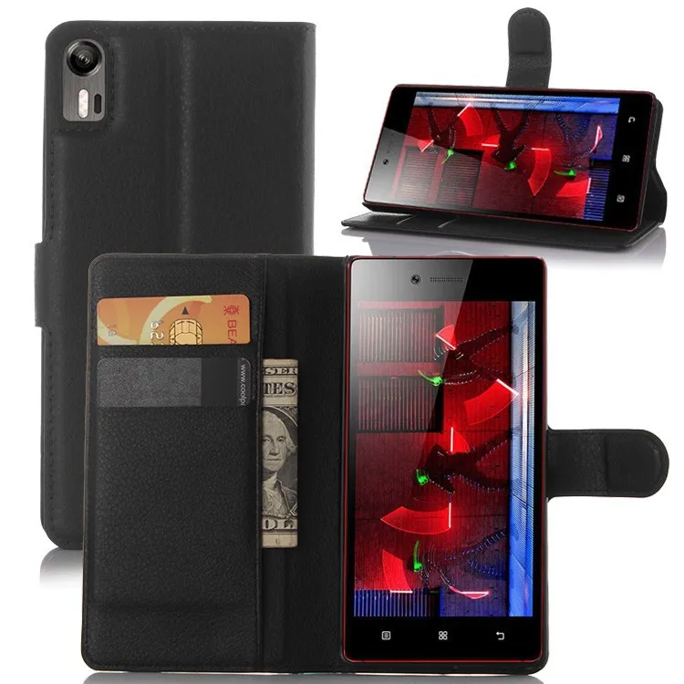 Luxury Wallet PU Leather Flip Cell Phone Case Cover For Lenovo Vibe Shot Z90-7 4G Lte Case Cover Shell Back Cover With Stand (4)