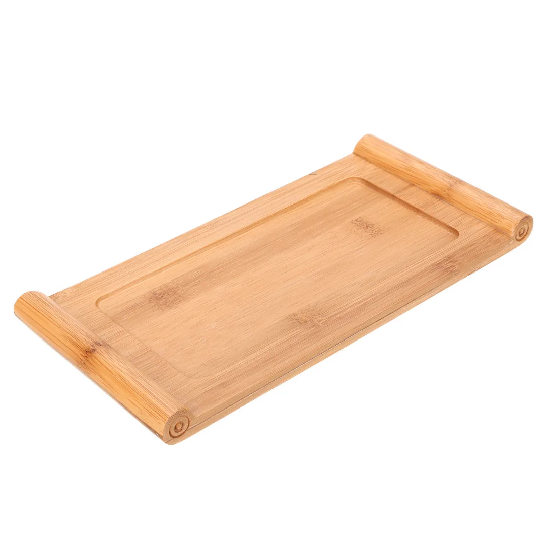 Mayitr Natural Bamboo Tea Tray Bamboo Tea Table Board Bamboo Gongfu Tea