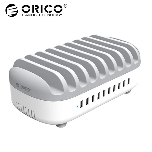 Cheap ORICO 10 Ports 120W 10 Ports power docking Station 5V2.4A Charging Station with Holder for Phone Tablet PC Apply for Home Public Cheap ORICO 10 Ports 120W 10 Ports power docking Station 5V2.4A Charging Station with Holder for Phone Tablet PC Apply for Home Public