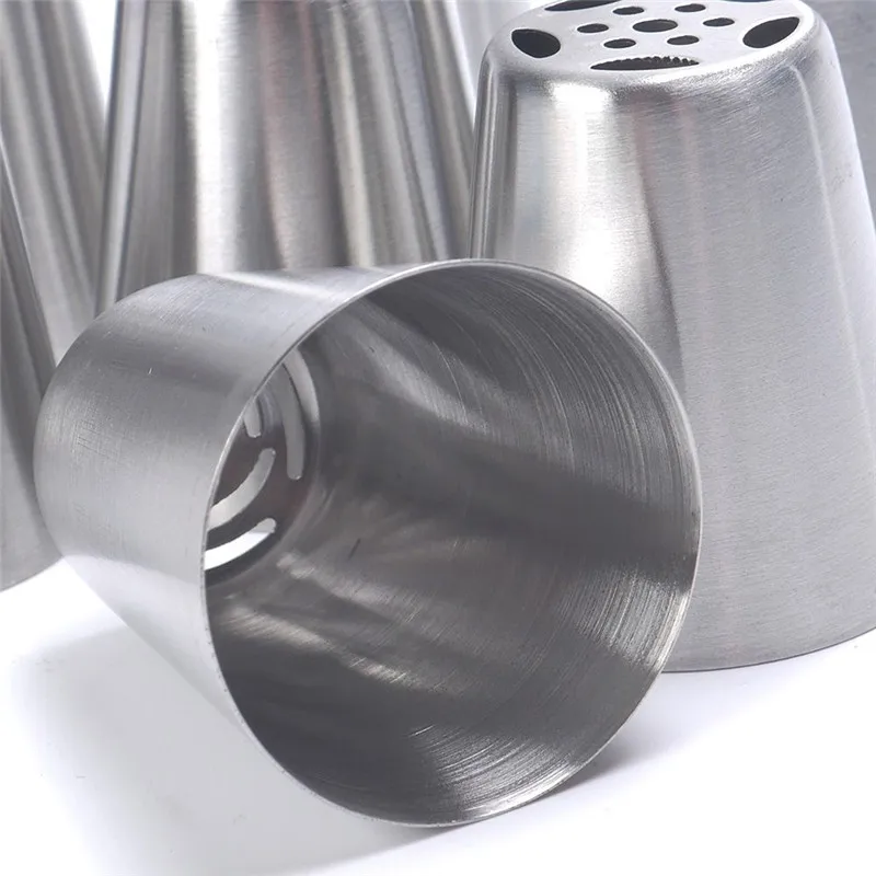 1Pcs Premium 304 Stainless steel Russian Nozzle Tips DIY Pastry Cream Cake Decorating Tools Kitchen Accessories Free Shipping 1Pcs Premium 304 Stainless steel Russian Nozzle Tips DIY Pastry Cream Cake Decorating Tools Kitchen Accessories Free Shipping