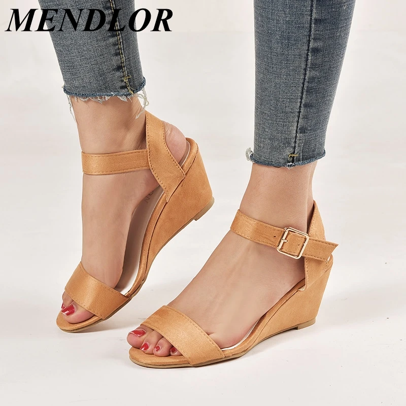 

Women Sandals 2019 Wedges Shoes Women High Heels Sandals with Platform Shoes Female Wedge Heels Peep Toe Women Summer Shoes