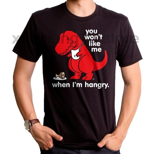 Мужская футболка Hangry Dino | одежда