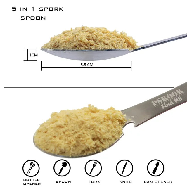 Stainless Steel Multi-function Spork  2