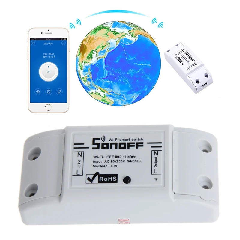 WiFi Wireless Switch Relay Module Smart Home For Apple Android Smartphones 2017 New Motion Sensor