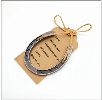 

Vintage Metal Horseshoe Tag Personalized Bridesmaid Gift Wedding Favor Gifts for Guests Baby Shower Favors Wedding Party Decor