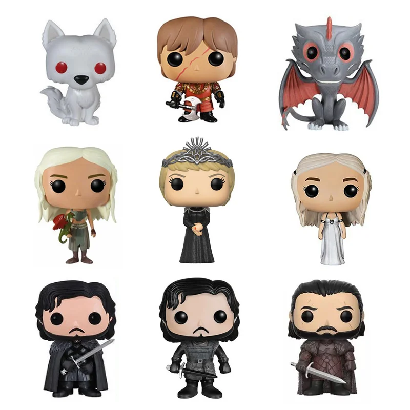 

Movie Figurines Game of Thrones Nendoroid PVC Figma Vinyl Doll Jon Snow Daenerys Song Of Ice And Fire Action & Toy Figures