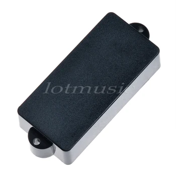 

Black Bass Pickup Cover Plastic without Hole 5.8cm For Fender Precision PB Bass Replacement