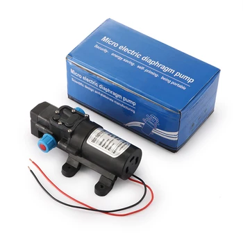 

DC 12V 60W Micro Electric Diaphragm Water Pump Automatic Switch 5L/Min 8M High Pressure Car Washing Spray HighQuality Water Pump