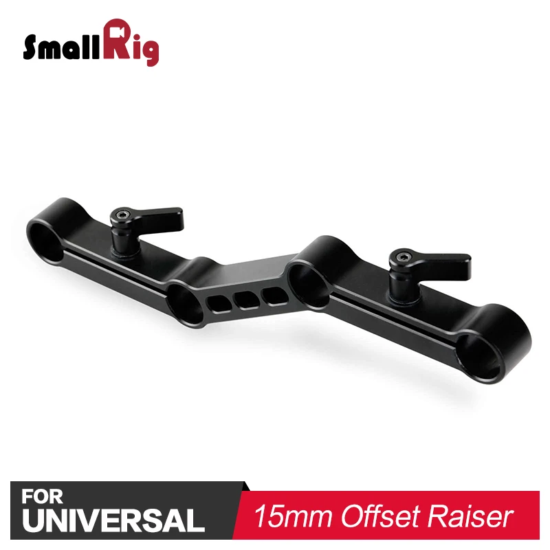 

SmallRig Offset Raiser for 15mm Rod Clamp DSLR Rig Rail Camera DSLR Camera Rig For Follow Focus Shoulder Rig 1031