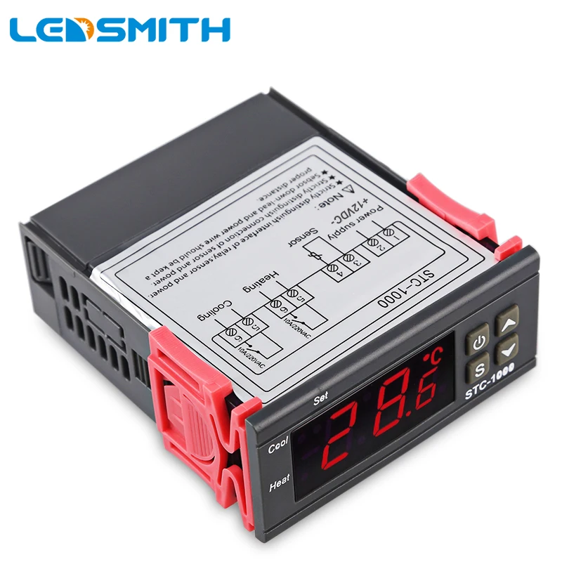 

Digital Temperature Controller Thermostat Thermoregulator 10A Heater And Cooler Control STC-1000 STC 1000 12V 24V 110V 220V