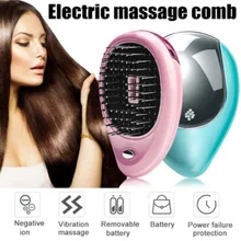 Ionic comb Hairbrush Electric Negative Ions Hair Comb Brush Hair Modeling Hair Brush Head Massager For Salon Styling Comb new baby care pure natural wool baby wooden brush comb brush baby hairbrush newborn hair brush infant comb head massager