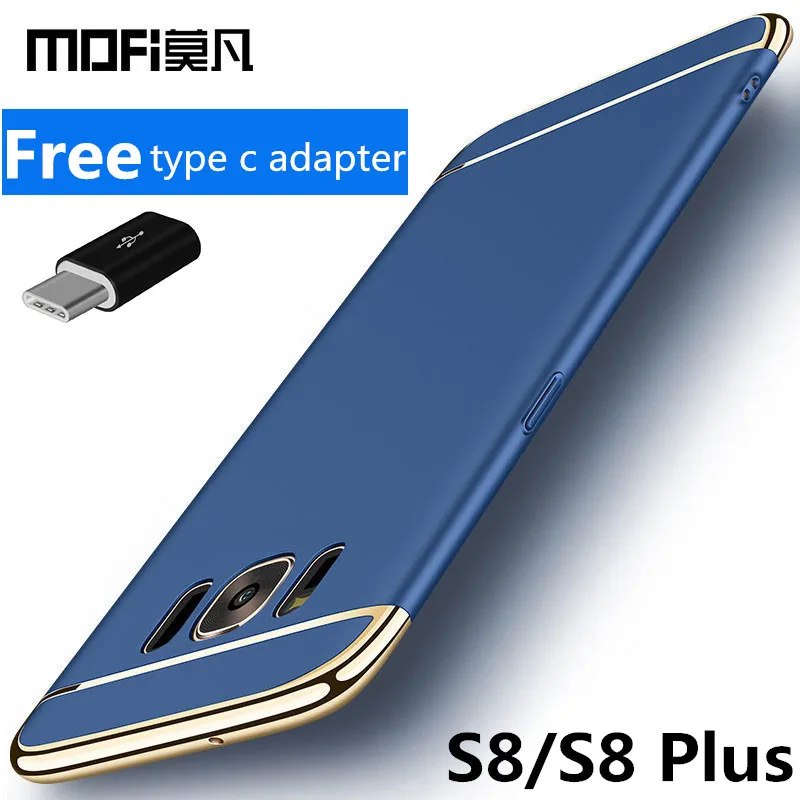 Для samsung S8 чехол samsung galaxy s8 plus чехол жесткий задняя защита S8 + capas coque Синий
