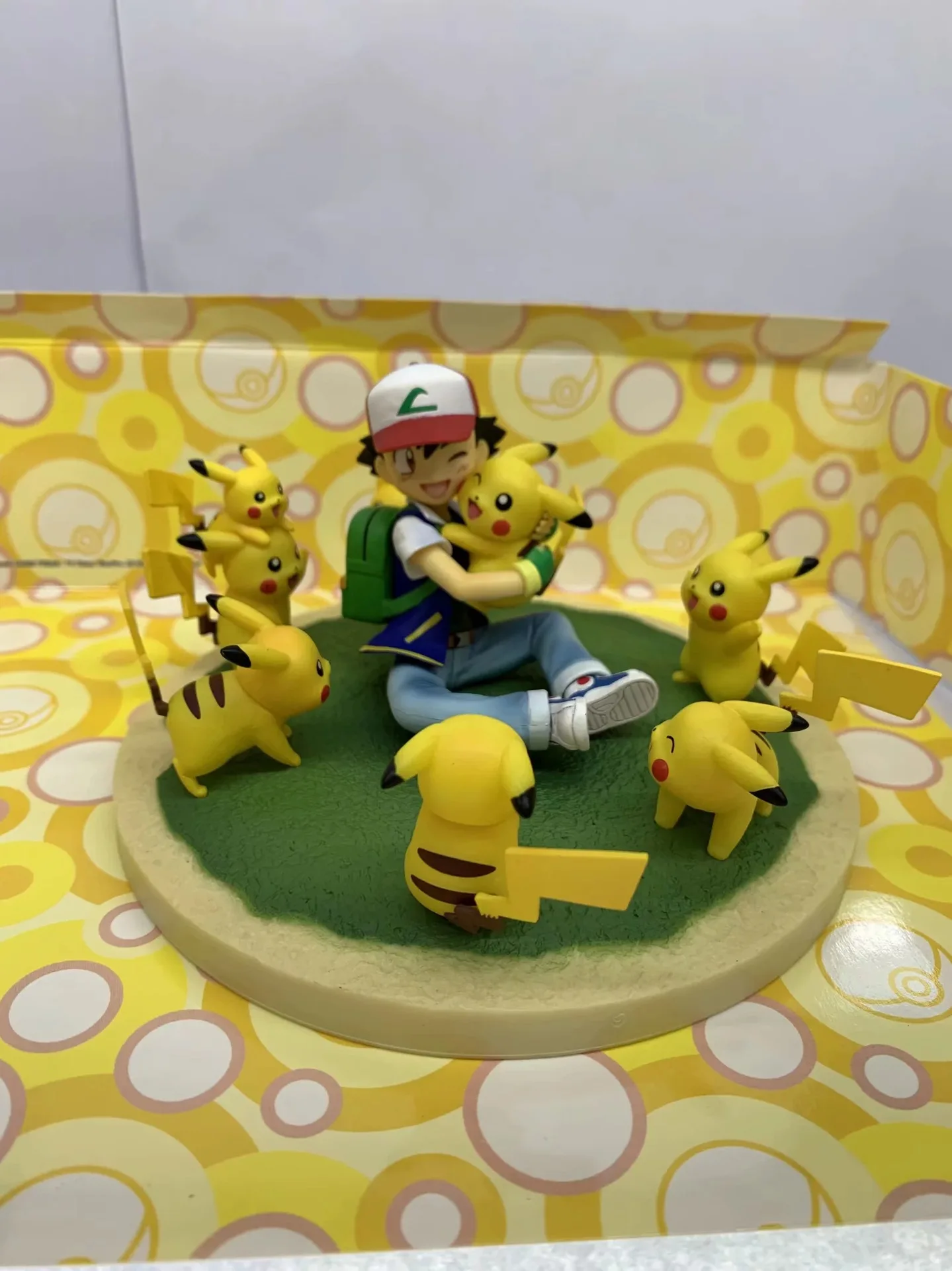 

6-8cm pvc Group Pikaque good quality lifelike cartoon toy christmas gift kid