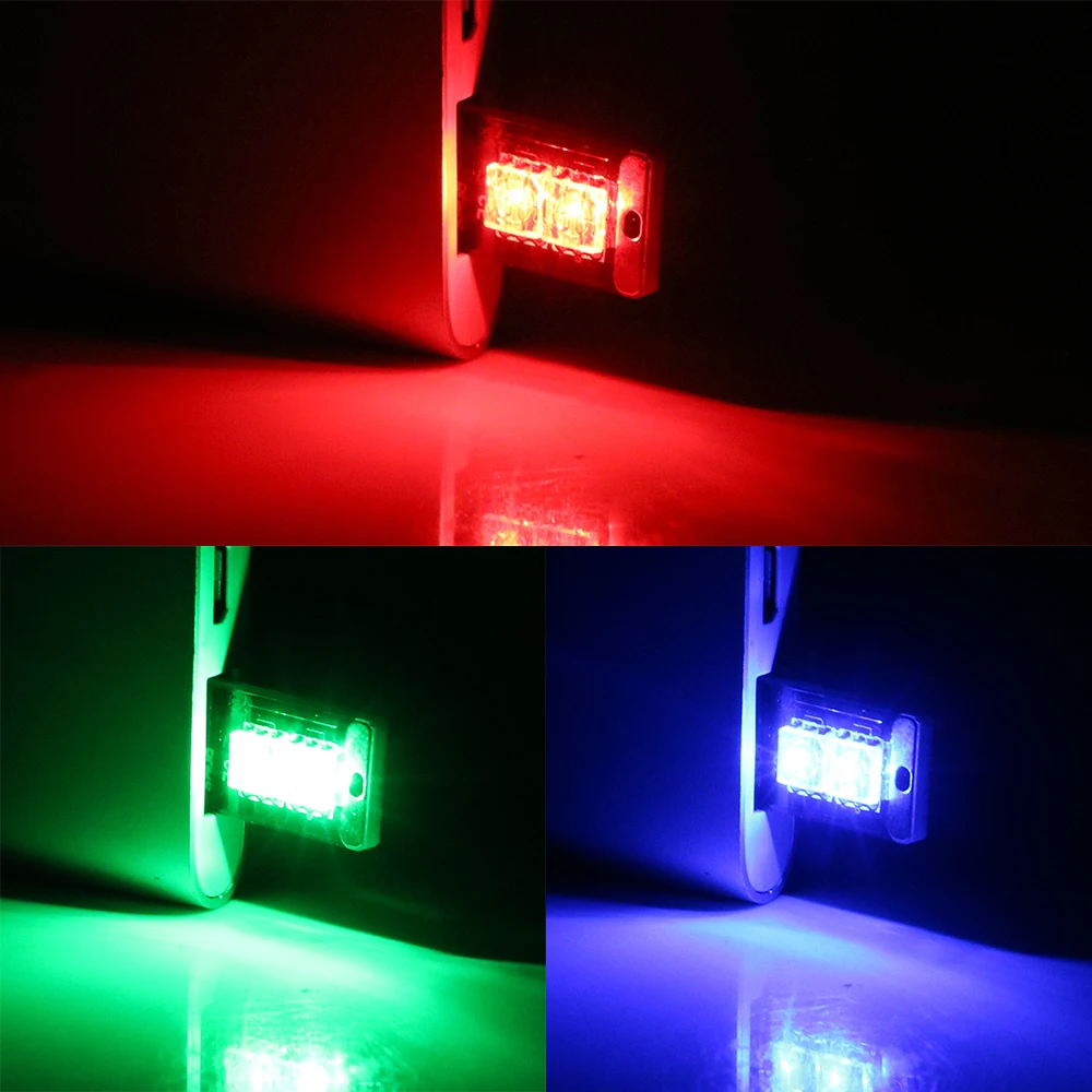 Автомобильный светодиодный атмосферный RGB светильник LEEPEE музыкальсветильник