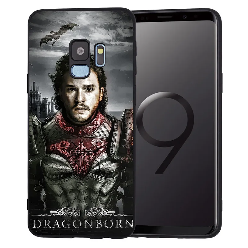 Игра Престолов Дейенерис Дракон Джон для samsung Galaxy S6 S7 Edge S8 S9 S10 Plus Lite Note 8 9 чехол для телефона Coque Etui Funda - Цвет: H1397