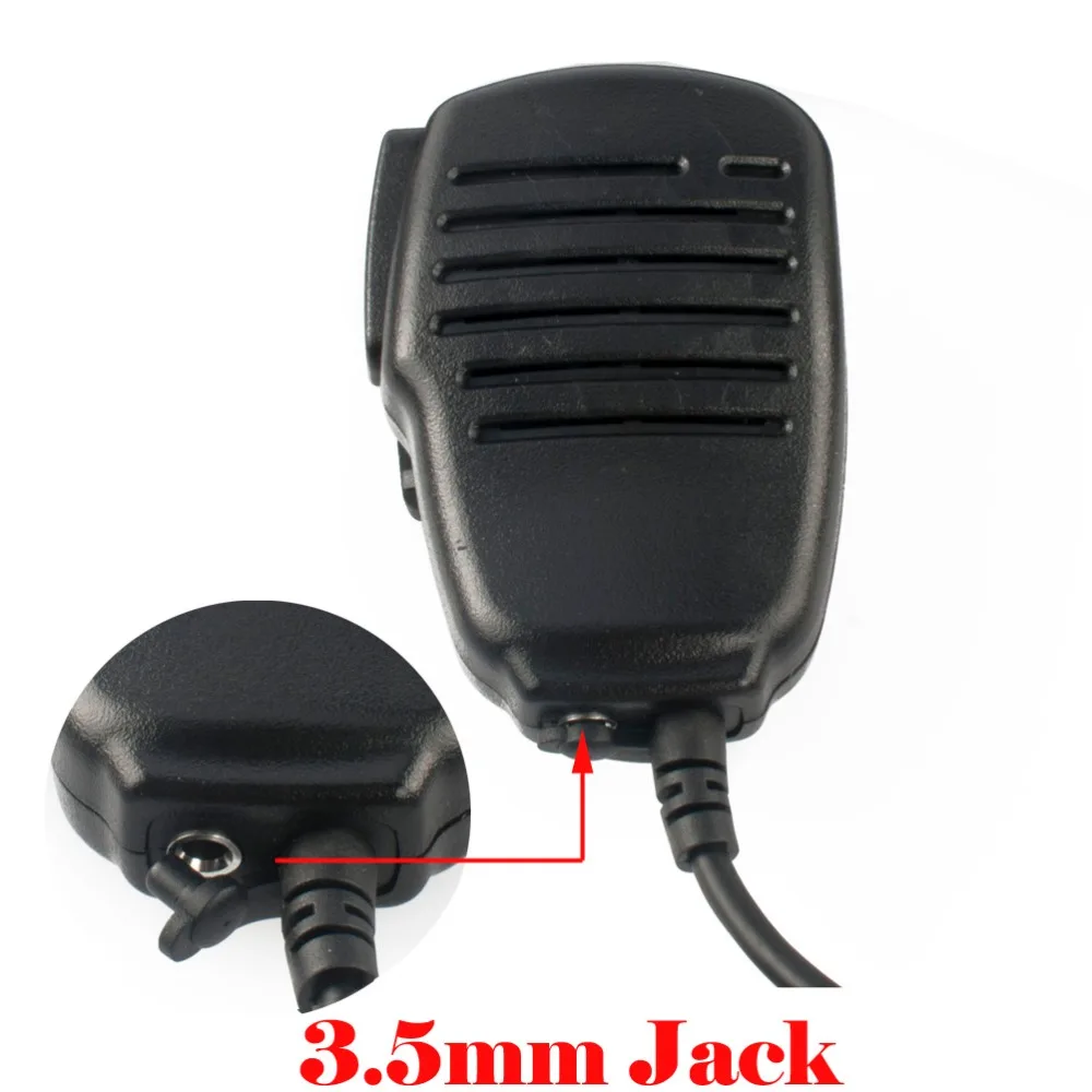 Handheld Shoulder Speaker Microphone Mic PTT for Vertex Standard Portable Radio VX-231 VX-230 VX-160 VX-168 VX-180 Walkie Talkie (8)