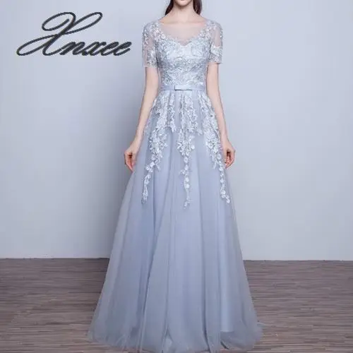

2019 new dress long section was thin banquet party dress