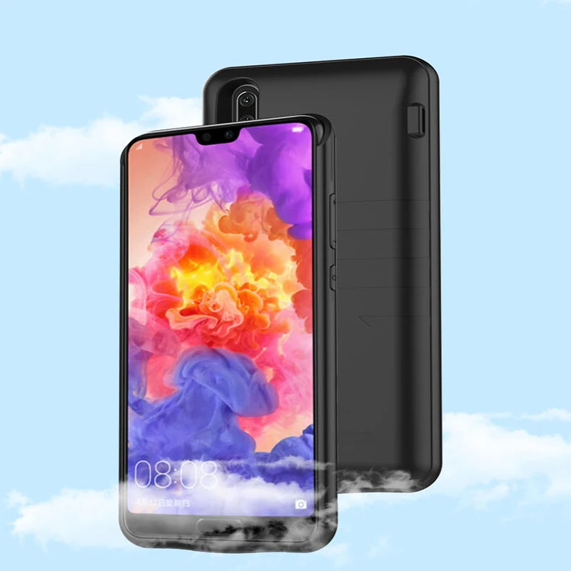 

5000 Mah power case For Huawei P20 Metal Frame Backup Battery Charger Case Cover Power Case Bank For Huawei P20 Battery case