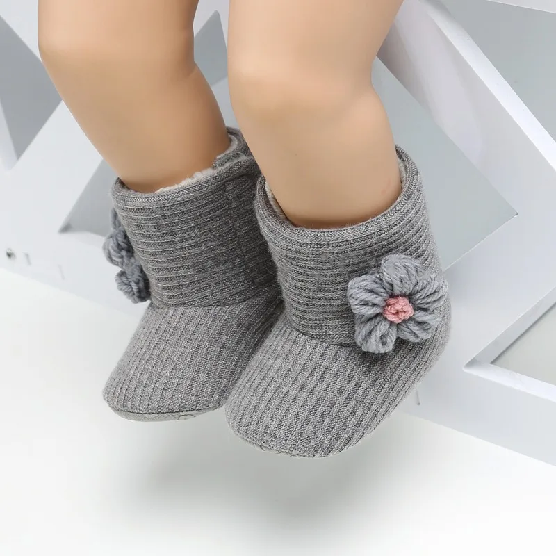 Winter Baby Girls Warm Boots Shoes Flower Printed russia infants warm shoes Soft Sole No-slip Infant First Walker Prewalkers Winter Baby Girls Warm Boots Shoes Flower Printed russia infants warm shoes Soft Sole No-slip Infant First Walker Prewalkers