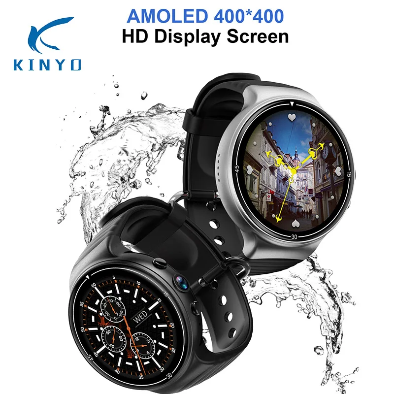 

400*400 HD display screen GPS smartwatch 620 mAH heart rate monitoring smart watch with Bluetooth WIFI UI for IOS Android phones