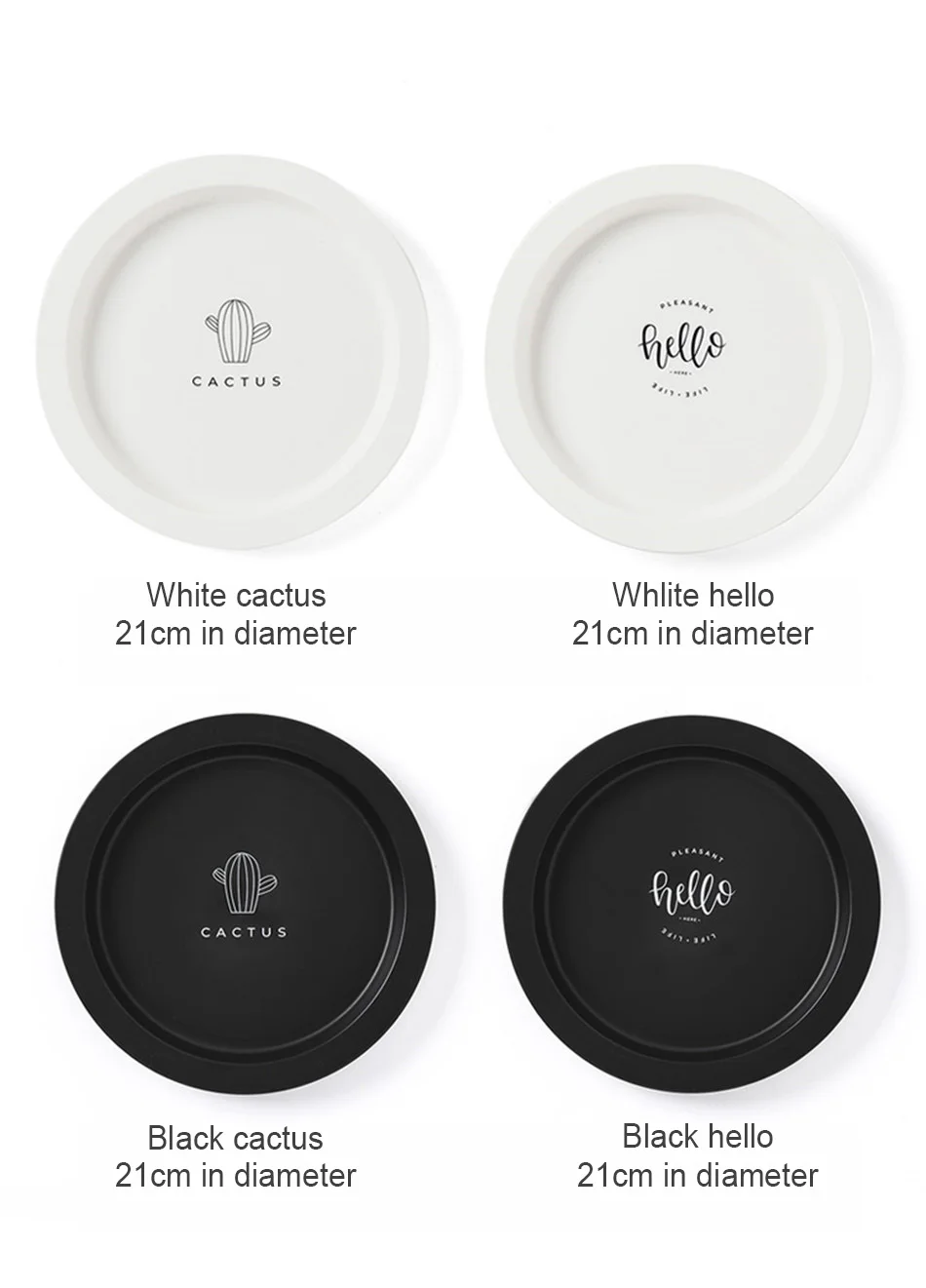 Nordic Round  Fruit Bowl Creative Simple Living Room Plastic Western Tableware Breakfast Dessert Dried Fruit Dish Home Plates (12)