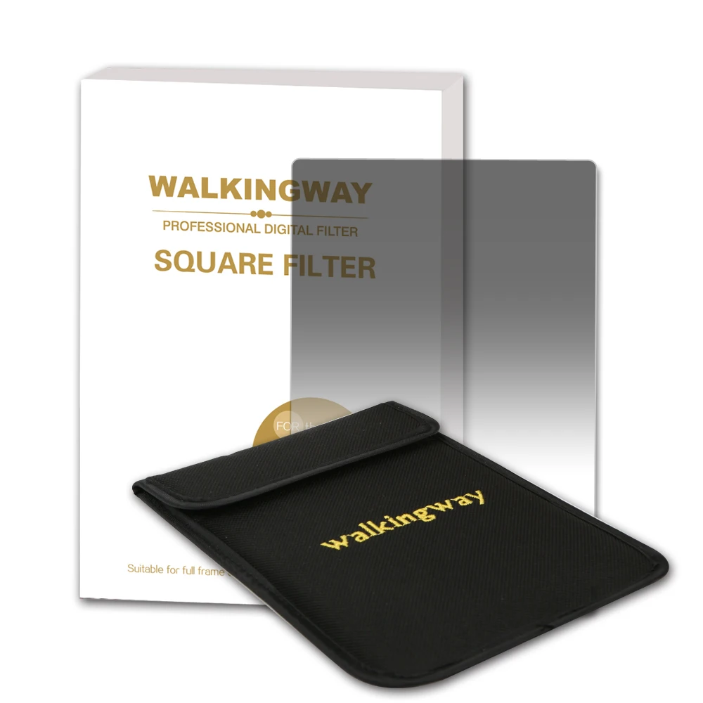 فلاتر ان دي Walking Way 150*100mm مربعة بمجموعة كاملة ND2 ND4 ND8 ND16 مع أدابتر لـ Cokin Z - Image 2
