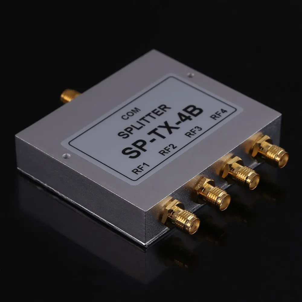 Новый 4 Way Мощность Splitter 800 2500 мГц SMA RF сплиттер делитель усилитель аксессуар