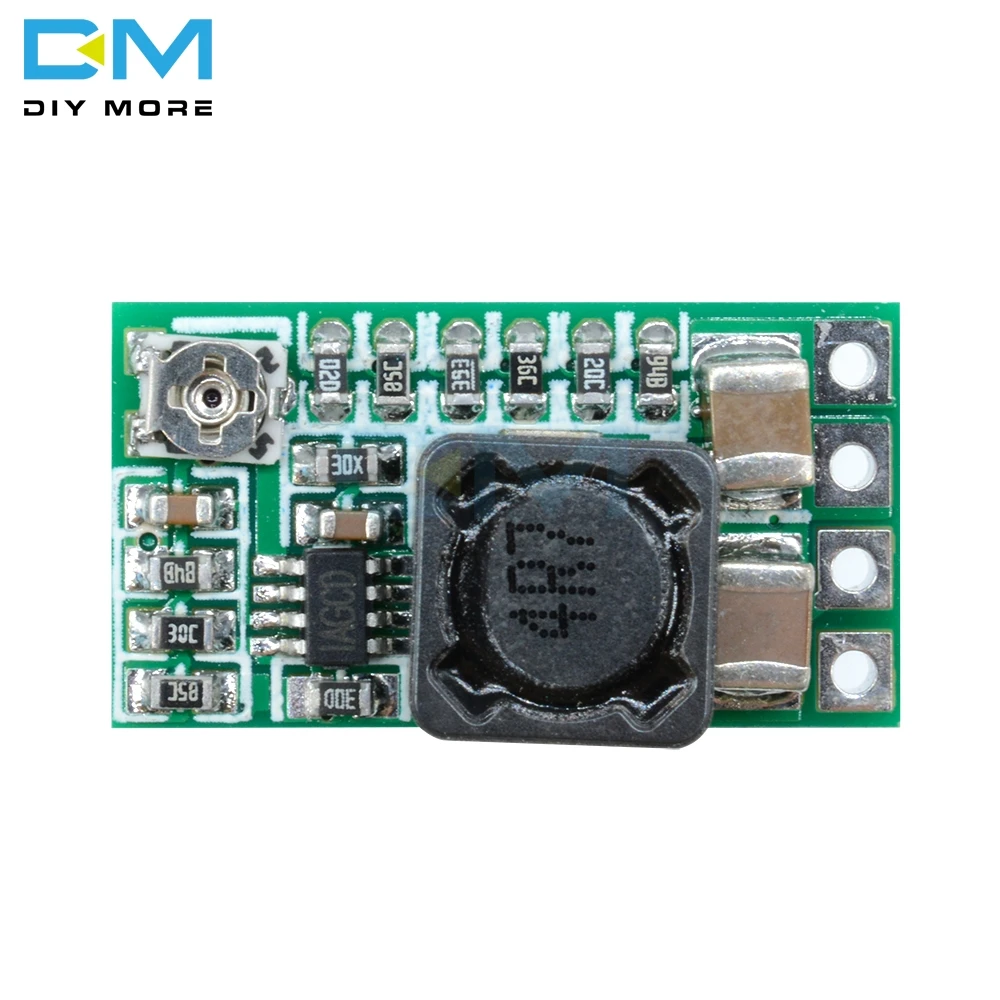 Мини-DC-DC 12-24 В до 5 В 3 А Макс понижающий модуль питания преобразователь напряжения Регулируемый 1,8 в 2,5 в 3,3 В 5 в 9 в 12 В припой