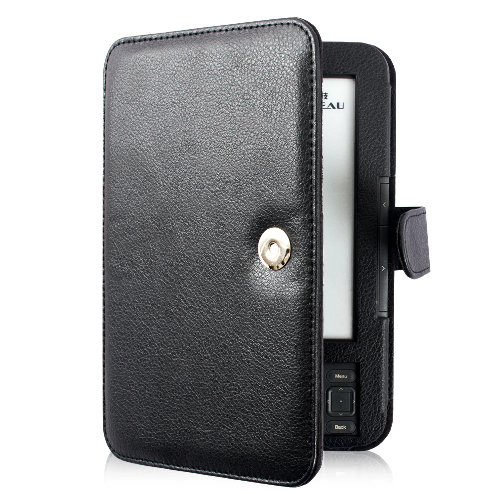  Folio Kindle 6 inch Keyboard PU Leather Case for Amazon Kindle 3 Ereader Ebook Magnetic Cover + Scr