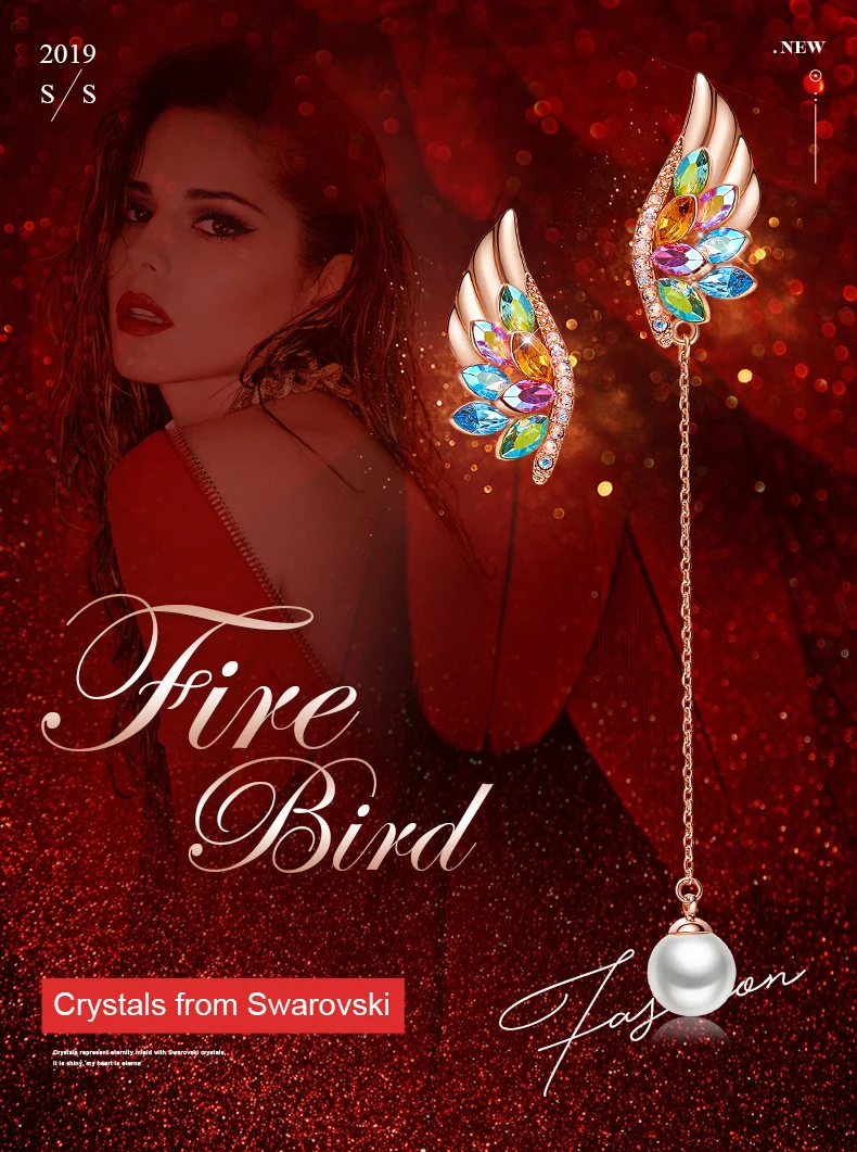 Women's Angel Wings Stud Earrings (1)