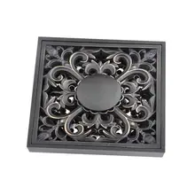 Античный латунный напольный сливной фильтр для ванной комнаты, туалетный дезодорант напольный Слив для стиральной машины, медный душ слив натяжные крышки