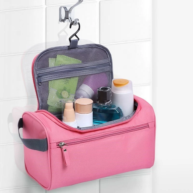 

High Quality Makeup Package Women Waterproof Cosmetic Zip Lock Storage Bag Travel Suitcase Organizer for Toiletries Toiletry Kit