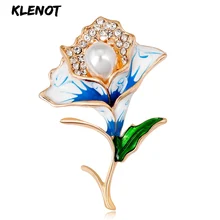 Романтические стразы, брошь в виде цветка розы, жемчужные эмалированные булавки и броши для женщин, свадебный букет, брошь в виде растения, ювелирное изделие, заколка на шарф