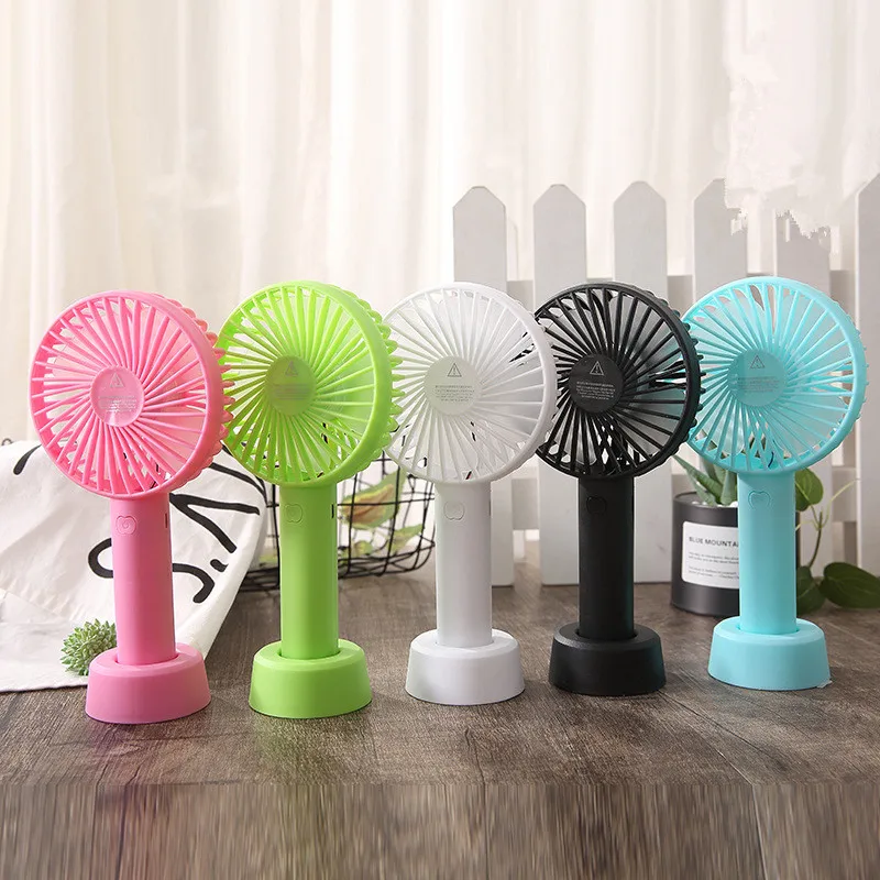 

Mini Handheld Fan Cooler Handheld USB Charging Mini Desk Fan Rechargeable ABS Portable for Office Outdoor Household Travel