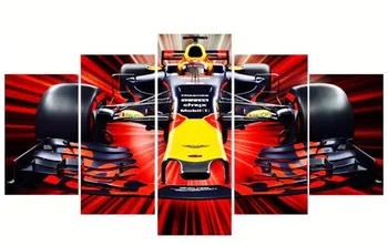 

5pcs Full Square/Round Drill 5D DIY Diamond Painting "Racing car" Multi-picture Combination Embroidery 5D Home Decor