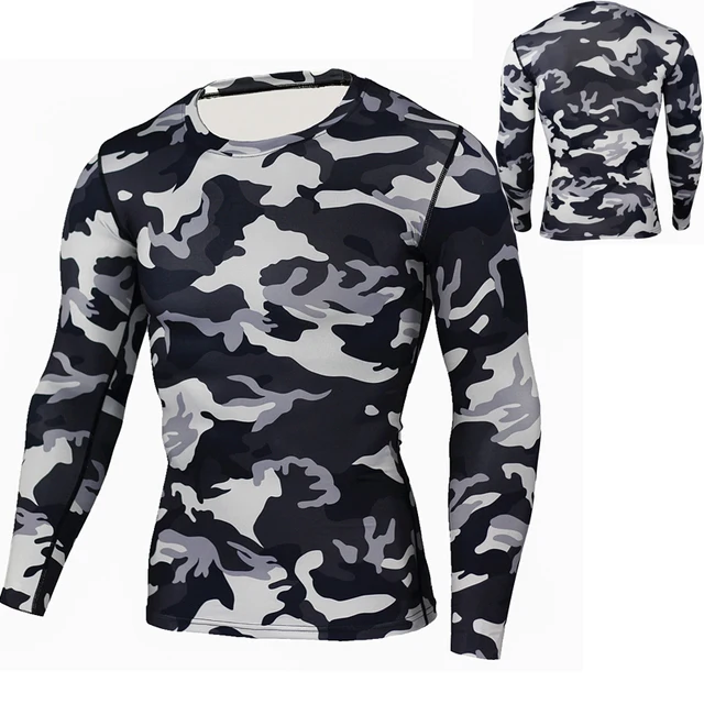 Best Offers Gym shirt Camo Men's Sports Compression T-Shirt MMA Rashguard Long Sleeve Tight Tee Run Fitness Climbing Dry Fit Sportswear Tops Best Offers Gym shirt Camo Men's Sports Compression T-Shirt MMA Rashguard Long Sleeve Tight Tee Run Fitness Climbing Dry Fit Sportswear Tops
