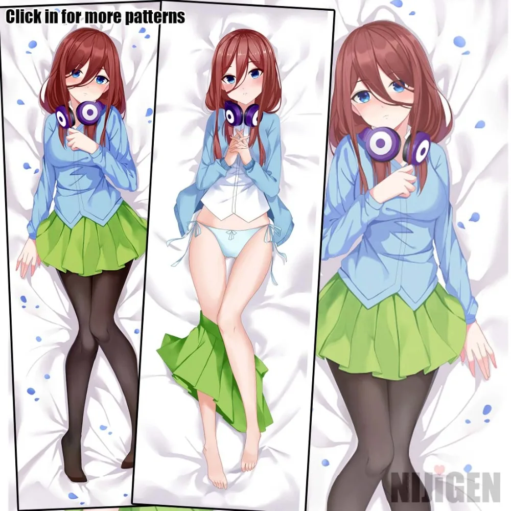 Куинтэссенция Quintuplets Nakano Miku сексуальный 18R милый Аниме Dakimakura декоративная