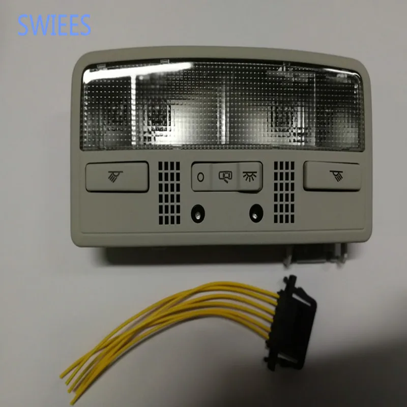 

SWIEES For Gray Color Dome Light Interior Reading Lamp for VW Passat B5 3BD 947 105 2EN 3BD 947 105