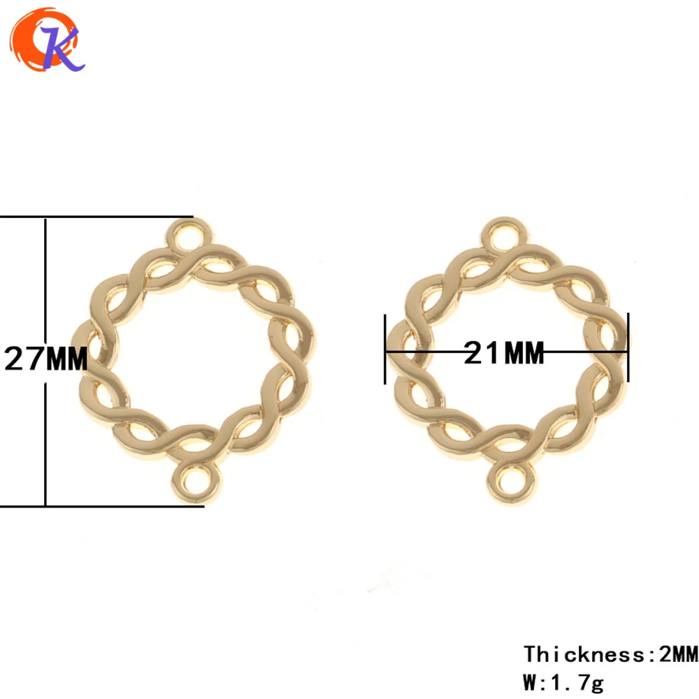 Cordial дизайн 100 шт. 21 * мм 27 мм ювелирные аксессуары/Серьги Ювелирные Части/цинковый сплав/Золотое кольцо форма/ручной работы/серьги выводы