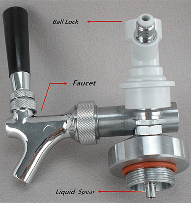 Beer Spear With Tap Faucet For Mini Keg Beer Growler Just Fit For Our